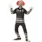 The Costume Center Black and White Creepy Clown Unisex Child Halloween Costume - Large